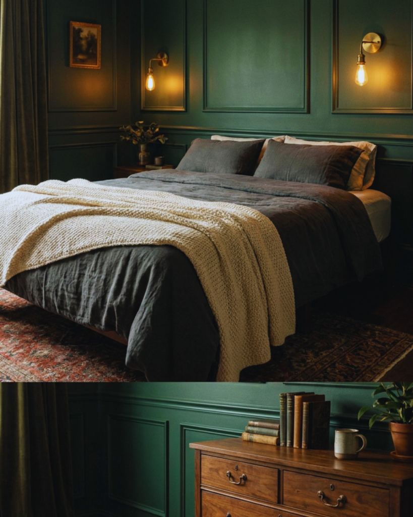 , a green color bed room theme is the way to go. Green is the color of nature, growth, and harmony