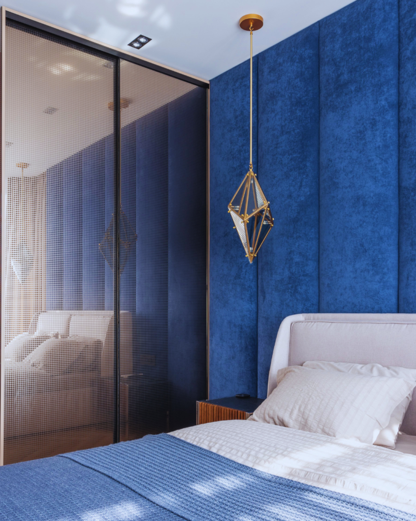  blue has a profound physiological effect on us, lowering heart rate and blood pressure.