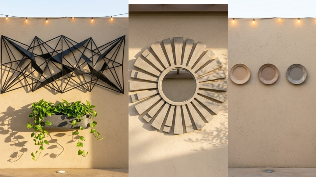 02.Less is More: The Beauty of Minimalist Outdoor Wall Decor