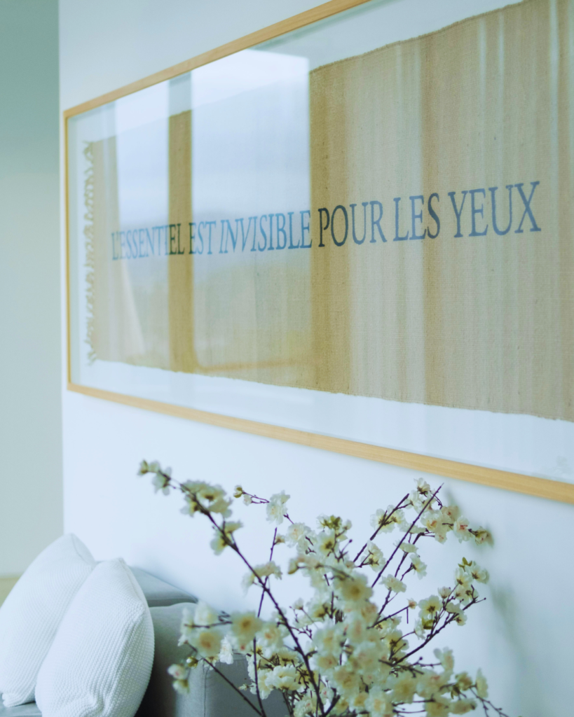 Oversized Typography Art for Contemporary Homes