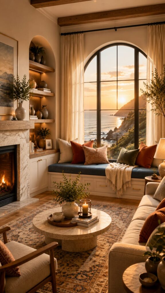 Living Room Window Seat Ideas