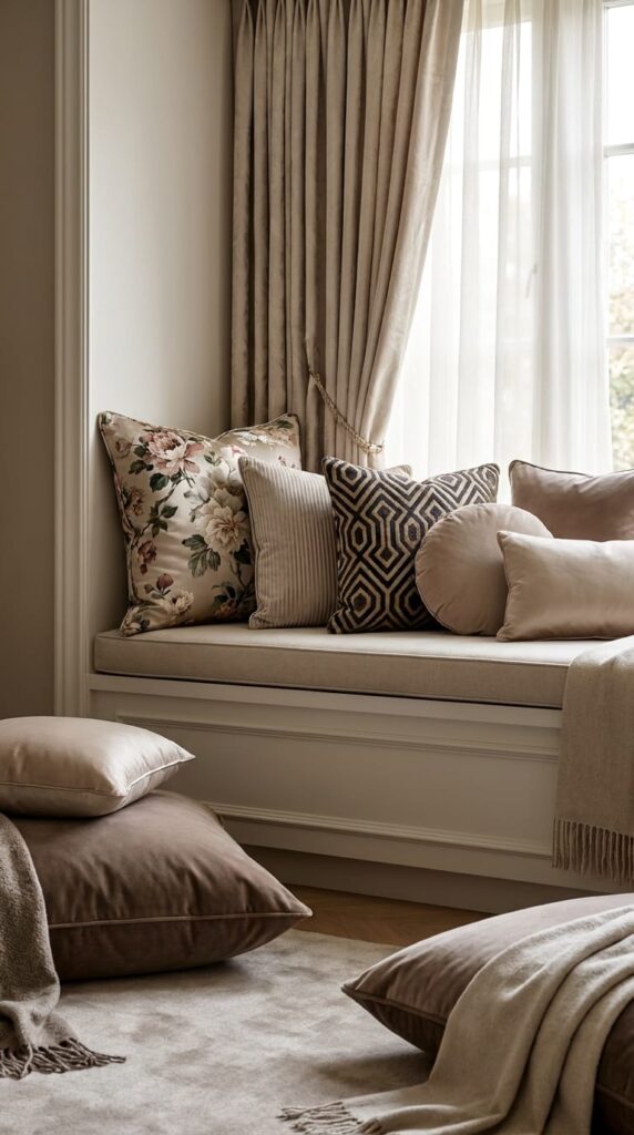 .Cushion and Fabric Styling Ideas