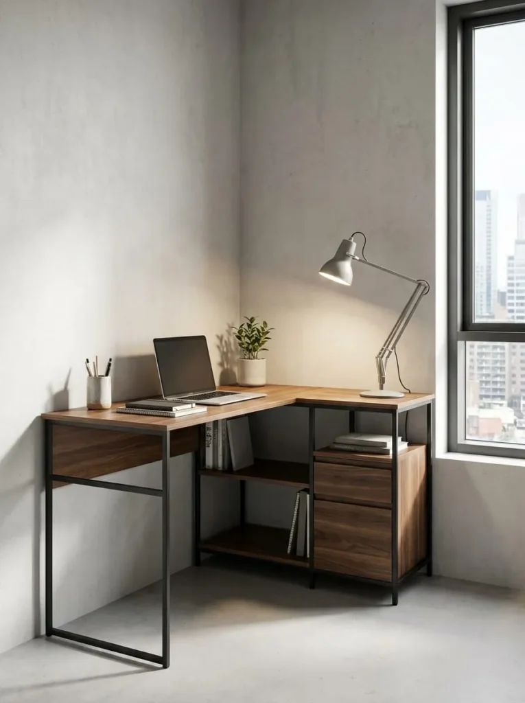 Corner Desks with Storage
