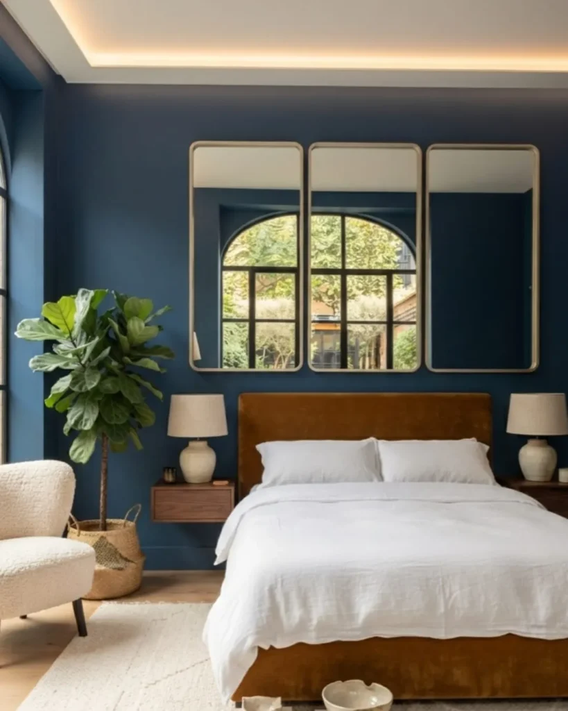 Above Bed Mirror Panels;
