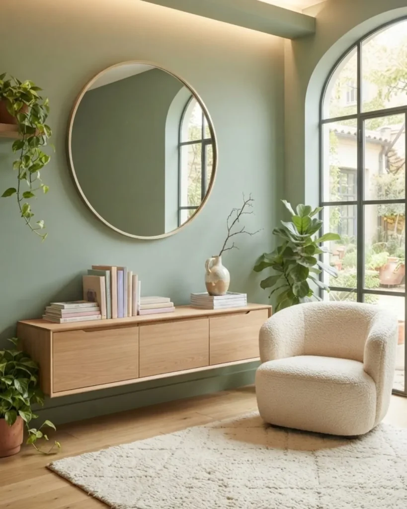 Round Mirrors;

