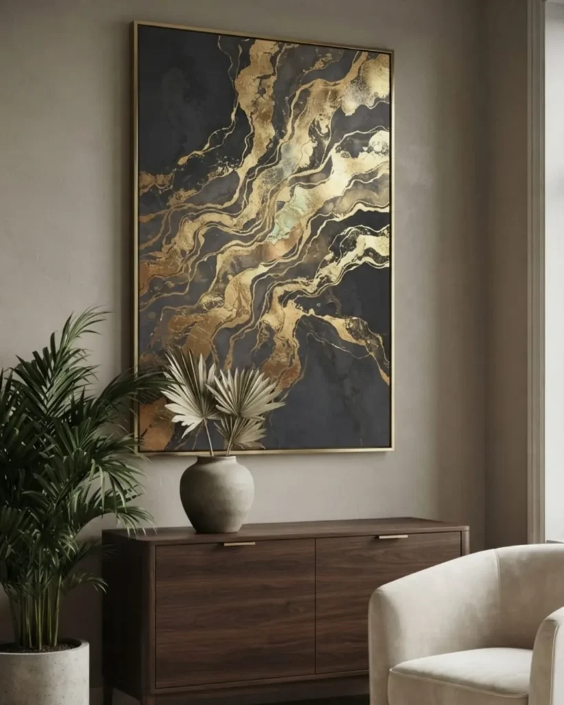 Luxury Gold Canvas Wall Art