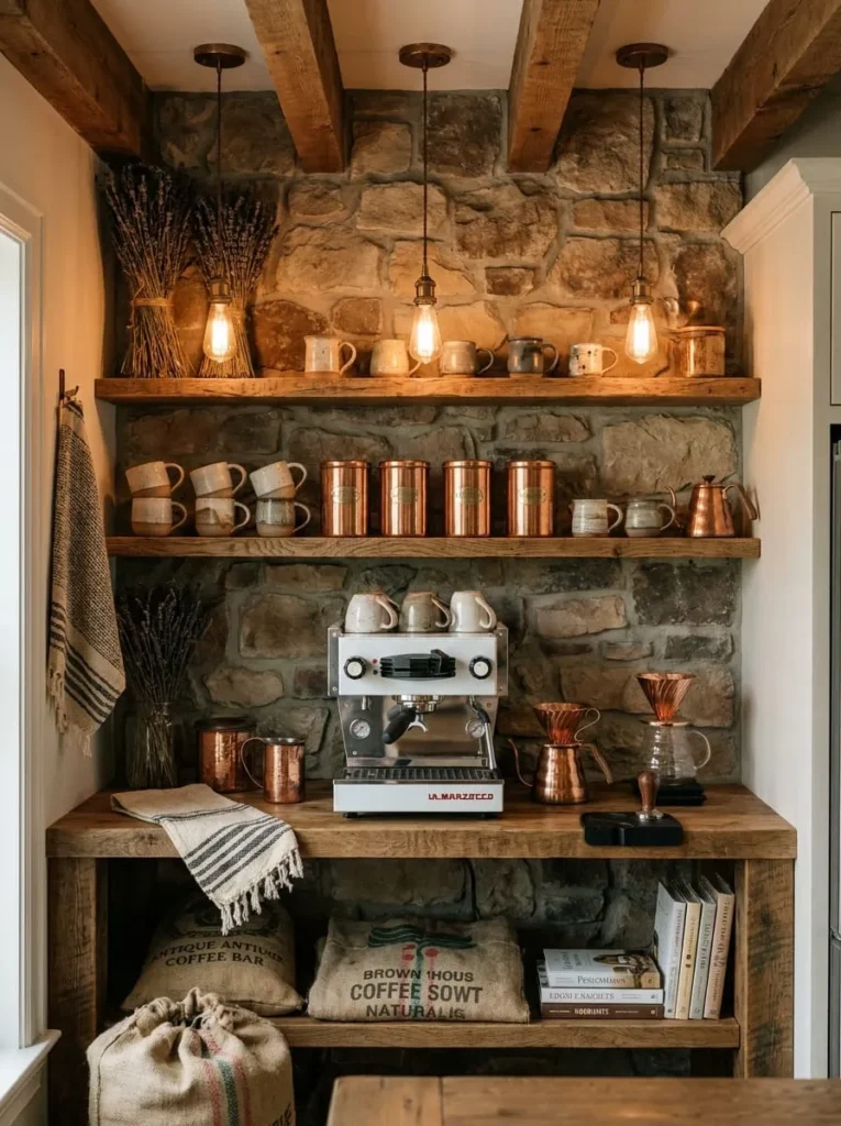 Rustic Luxury Coffee Bar