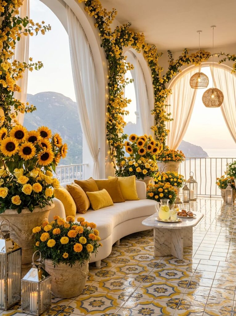 Sunny Apartment Balcony