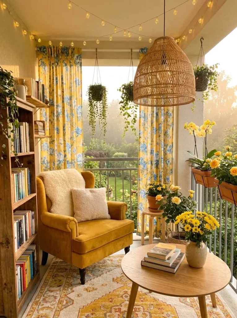 Yellow Reading Nook