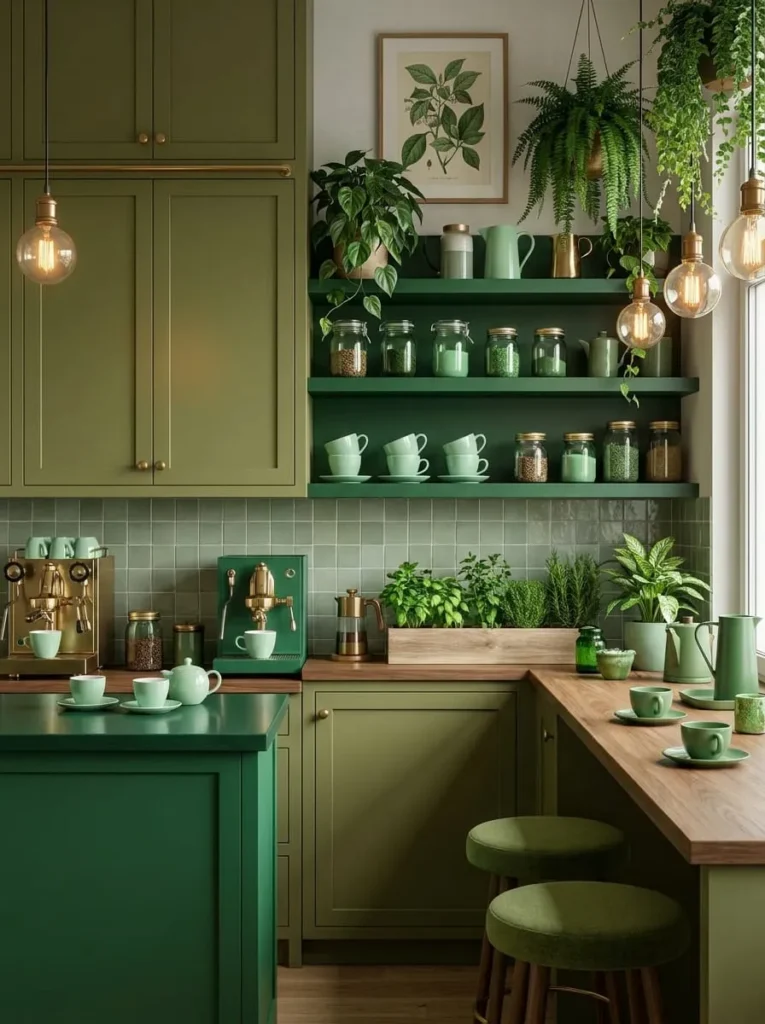 Olive Green Coffee Corner