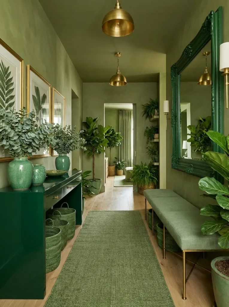 Botanical Green Entryway