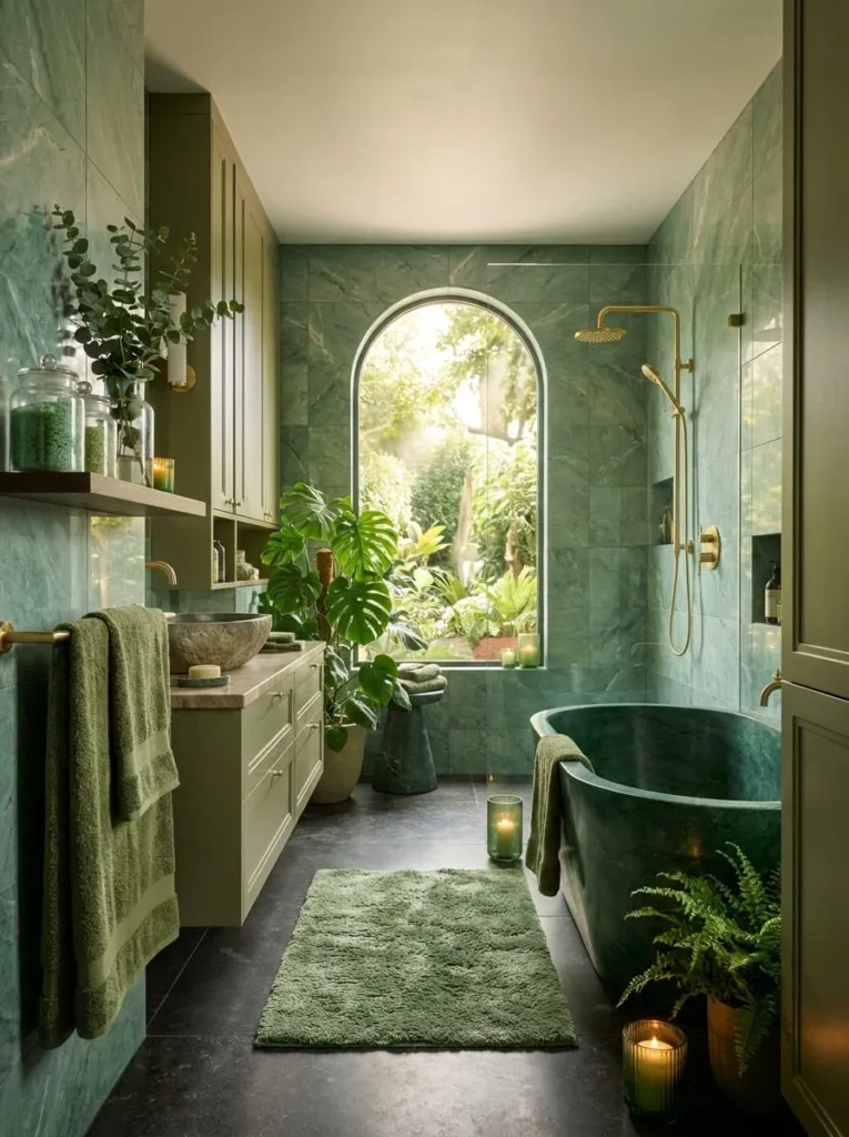 Jade Green Bathroom