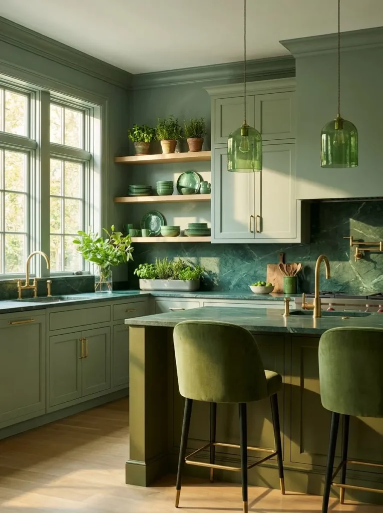 Sage Green Kitchen
