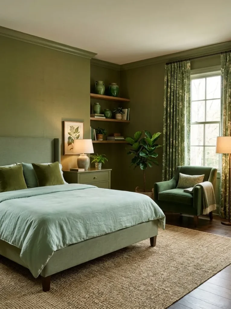 Sage Green Master Bedroom
