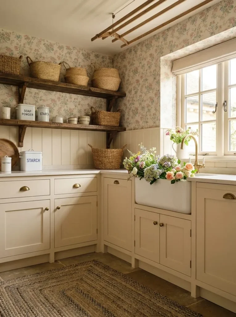 Cottage Style Laundry Room