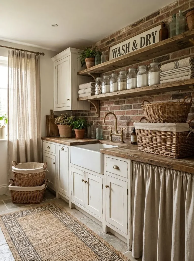 Rustic Farmhouse Laundry Room