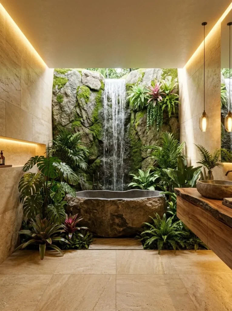 Waterfall Retreat Washroom