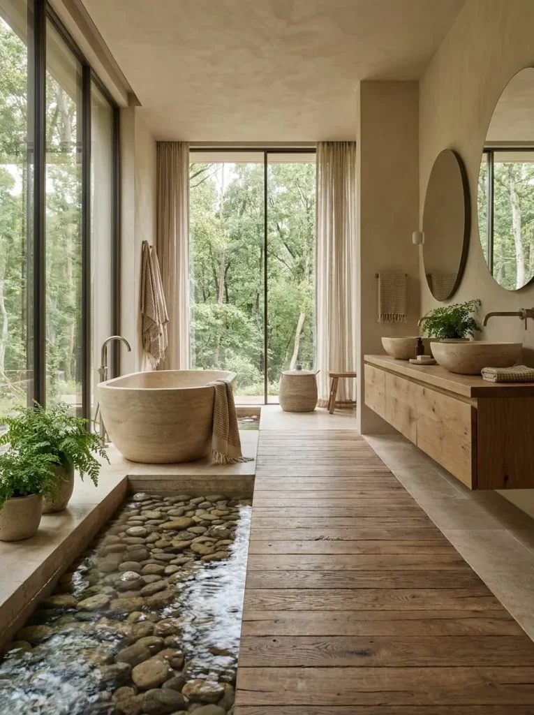 indoor River Stream Washroom