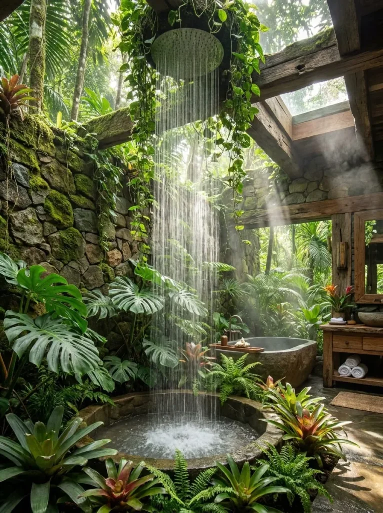 Rainforest Escape Washroom