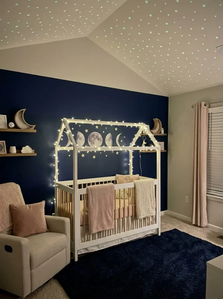 Magical Starry Night Baby Room