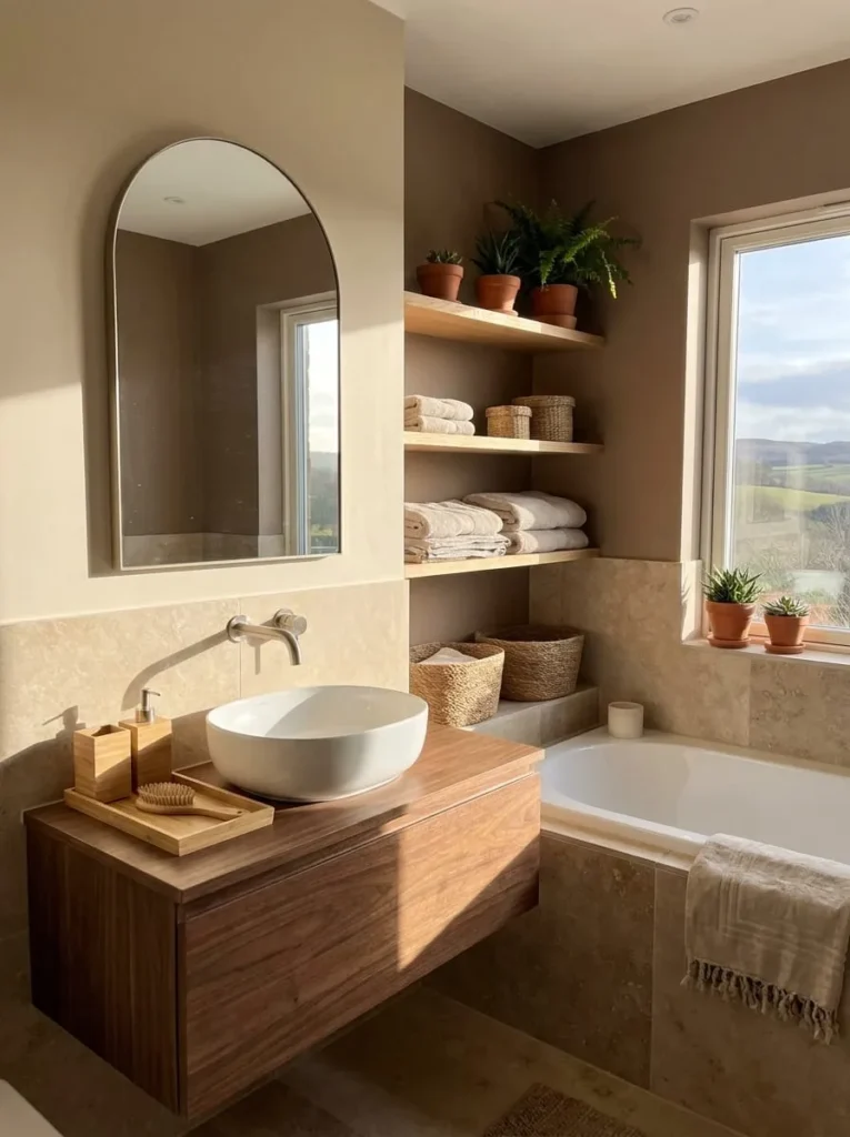 Wooden Spa Inspired Washroom