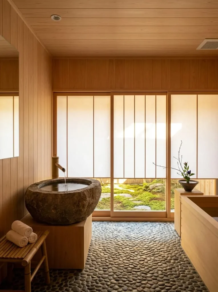 Zen Spa Inspired Washroom