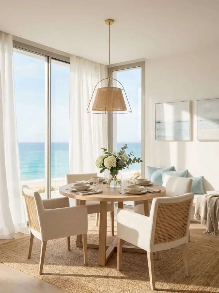 Use Light and Elegant Colours to Open Up the Room