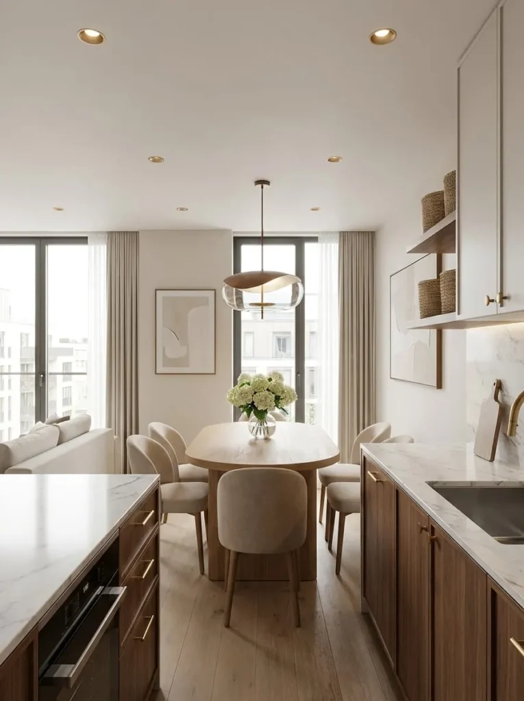 Design an Open Concept Small Dining Area