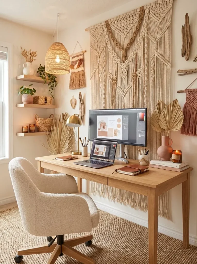 Macrame Wall Decor Office