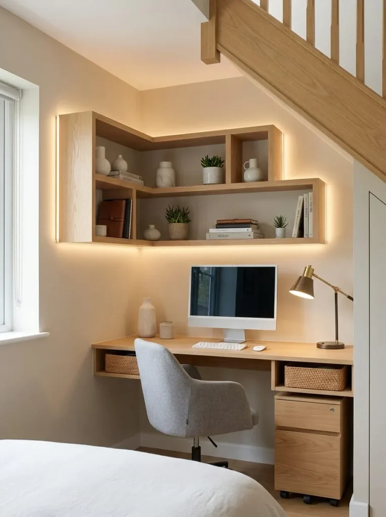 Home Office with Task Lighting