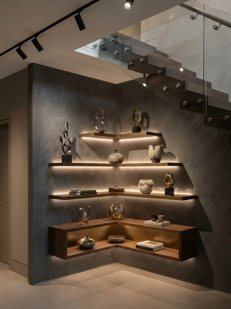 Statement Art Installation with Highlighting