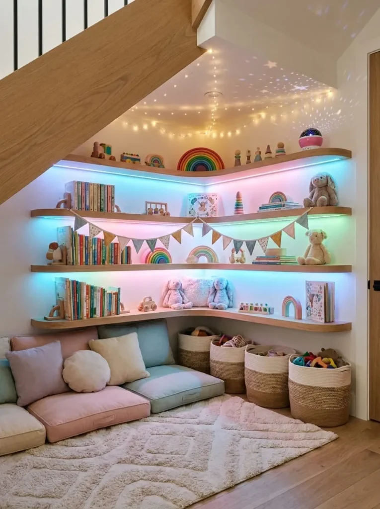 Children's Play Area with Fun Lighting