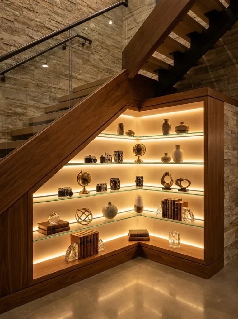 Display Cabinet with Backlighting