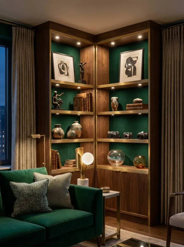 Gallery Style Display Shelves