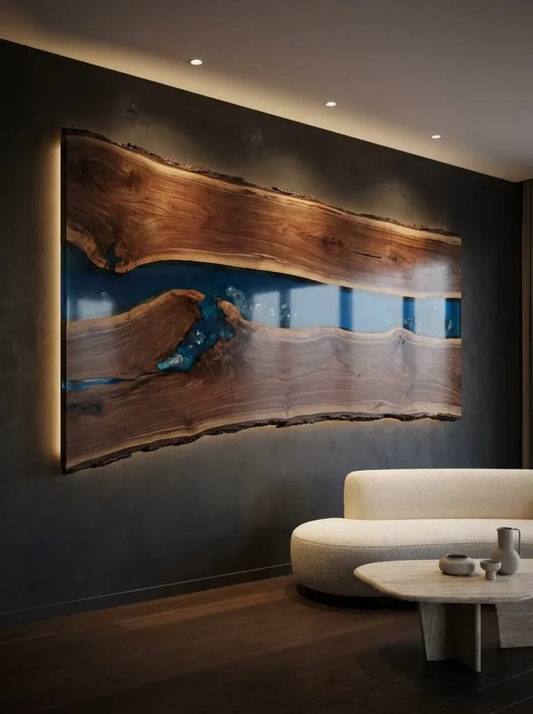 Live Edge Wood & Resin Art