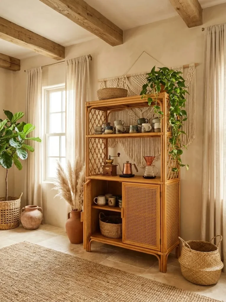 The Rustic Rattan Retreat