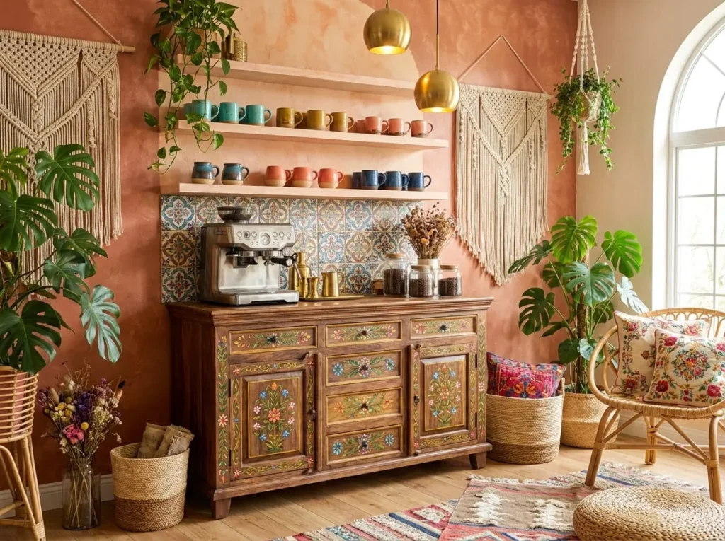 10 Bohemian Coffee Corner Styles for a Cozy Home