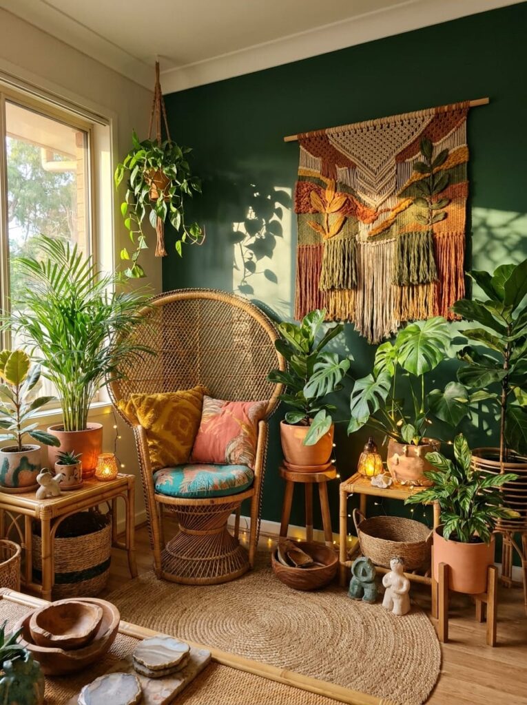 The Tropical Green Bohemian Corner