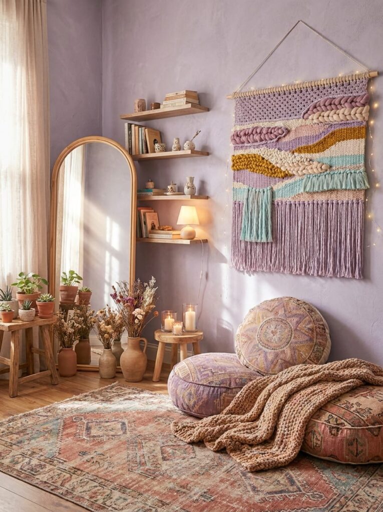 The Cozy Bedroom Bohemian Corner