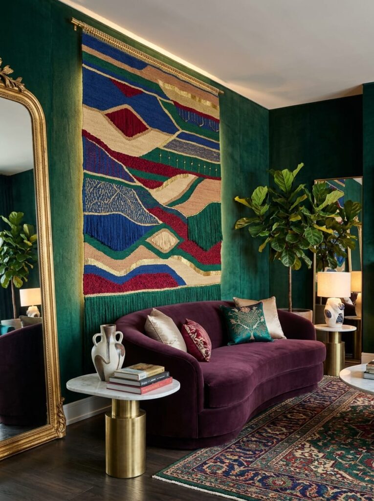 The Luxury Colorful Boho Corner