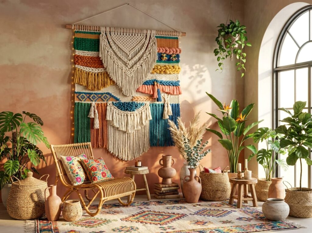 15 Stunning Colorful Bohemian Corner Ideas to Transform Your Home into a Vibrant Cozy Retreat
