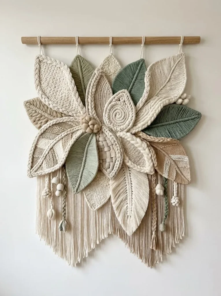 Botanical Abstract Fiber Relief