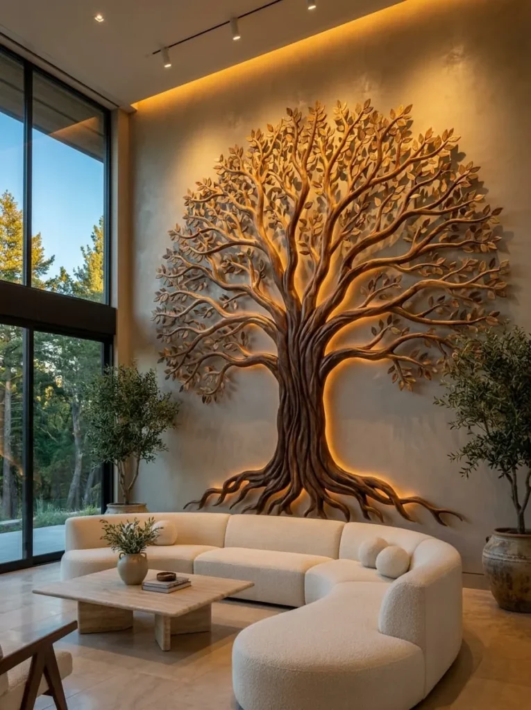 Luxury Tree of Life Wooden Wall Art