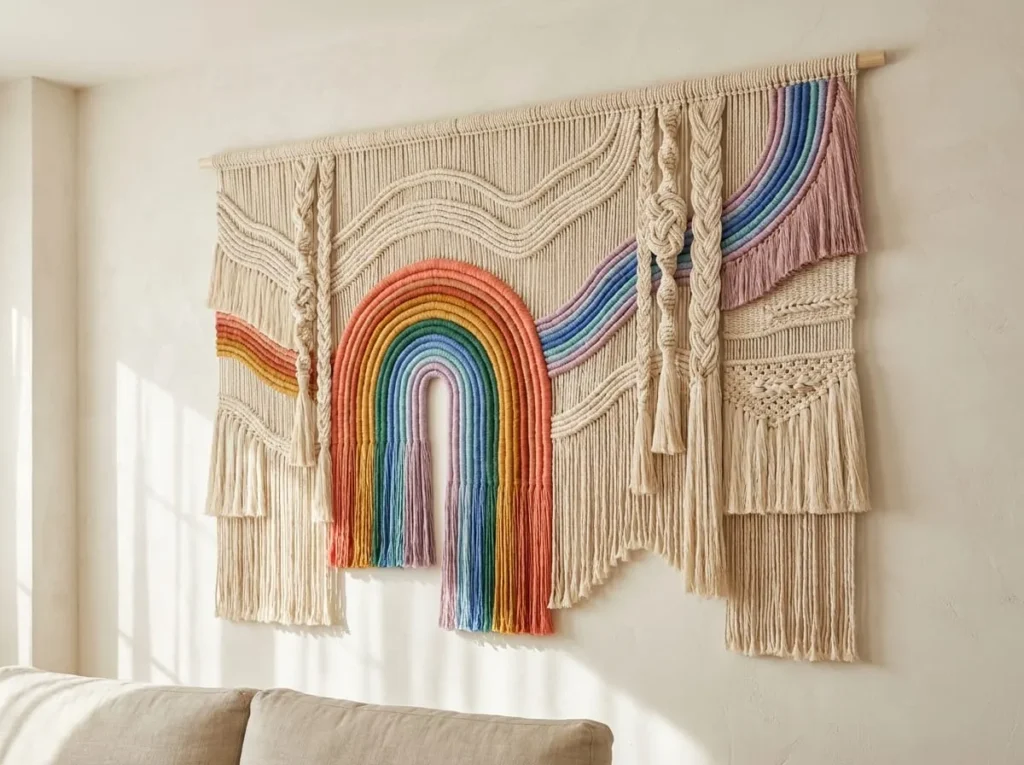 15 Stunning & Vibrant Colorful Woven Wall Art Ideas to Transform Your Home