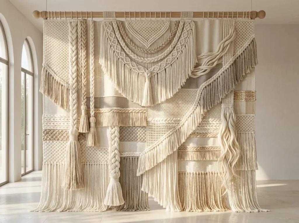 15 Stunning & Warm Woven Curtain Ideas to Transform Your Home with Natural Texture