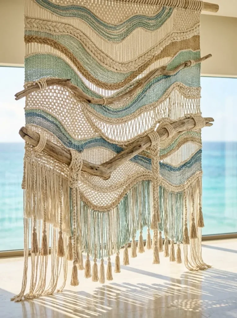 Coastal Linen Woven Curtain