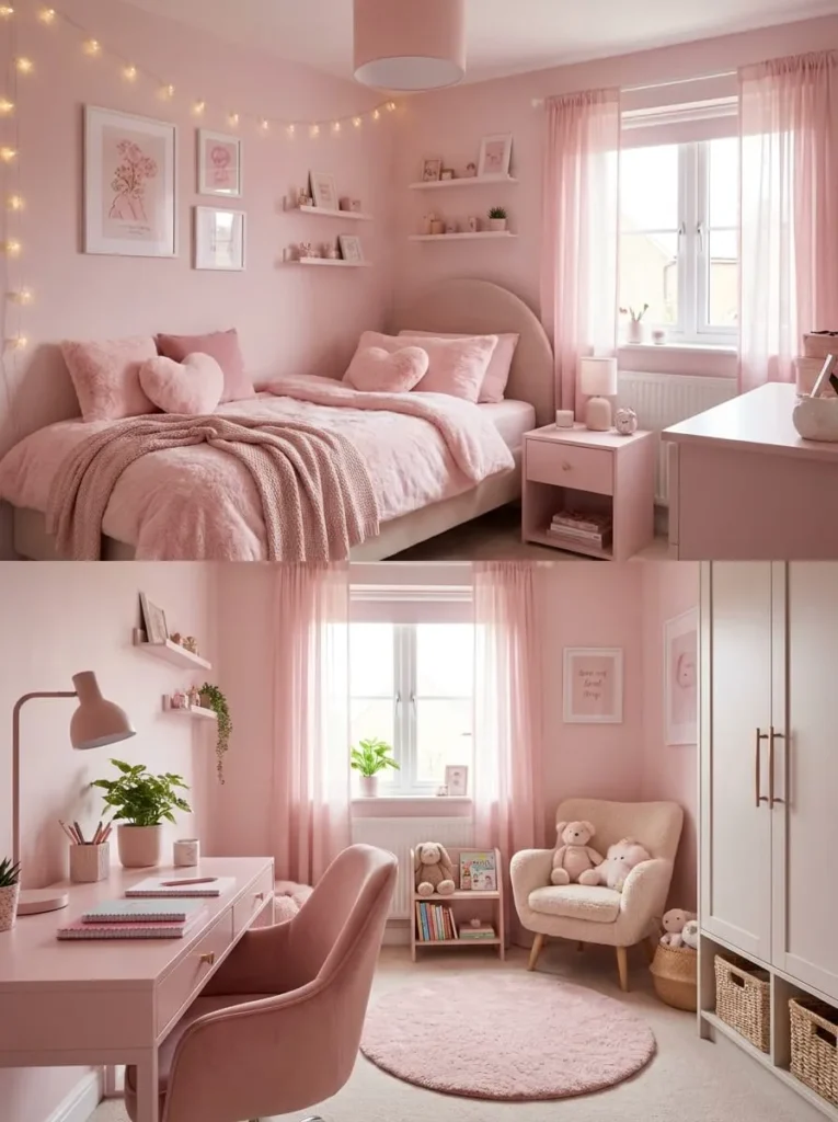  Baby Pink Cute Aesthetic Room