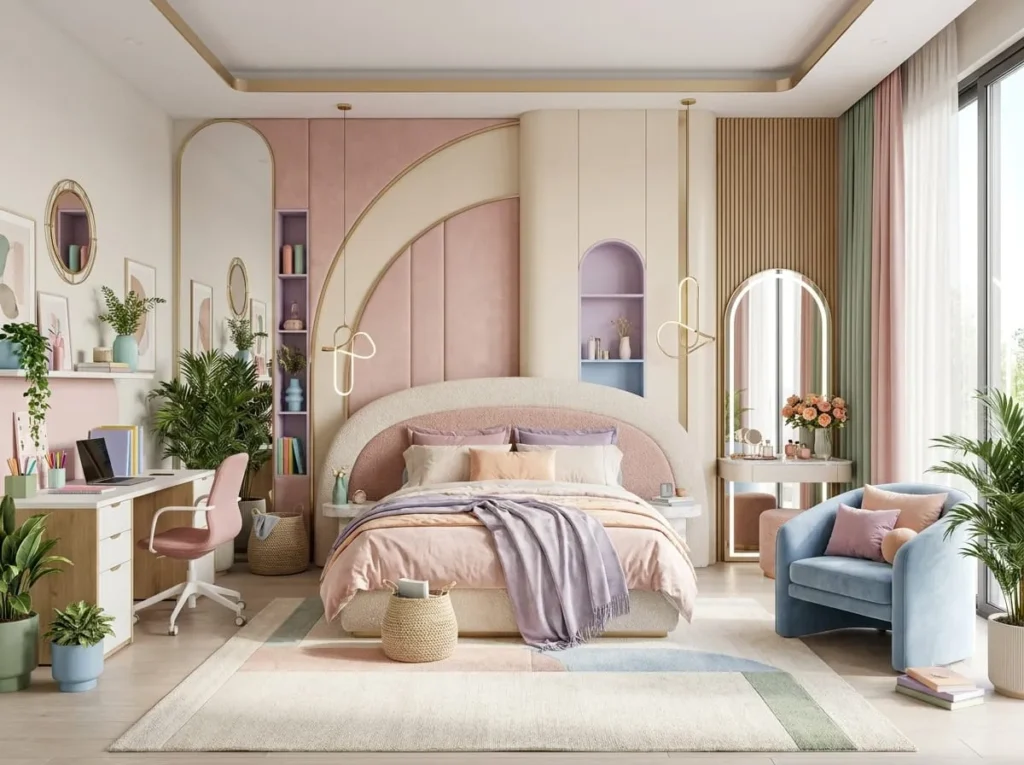 15 Stunning Teenage Girl Bedroom Color Ideas: Beautiful Pink Color Combinations for a Dreamy Space